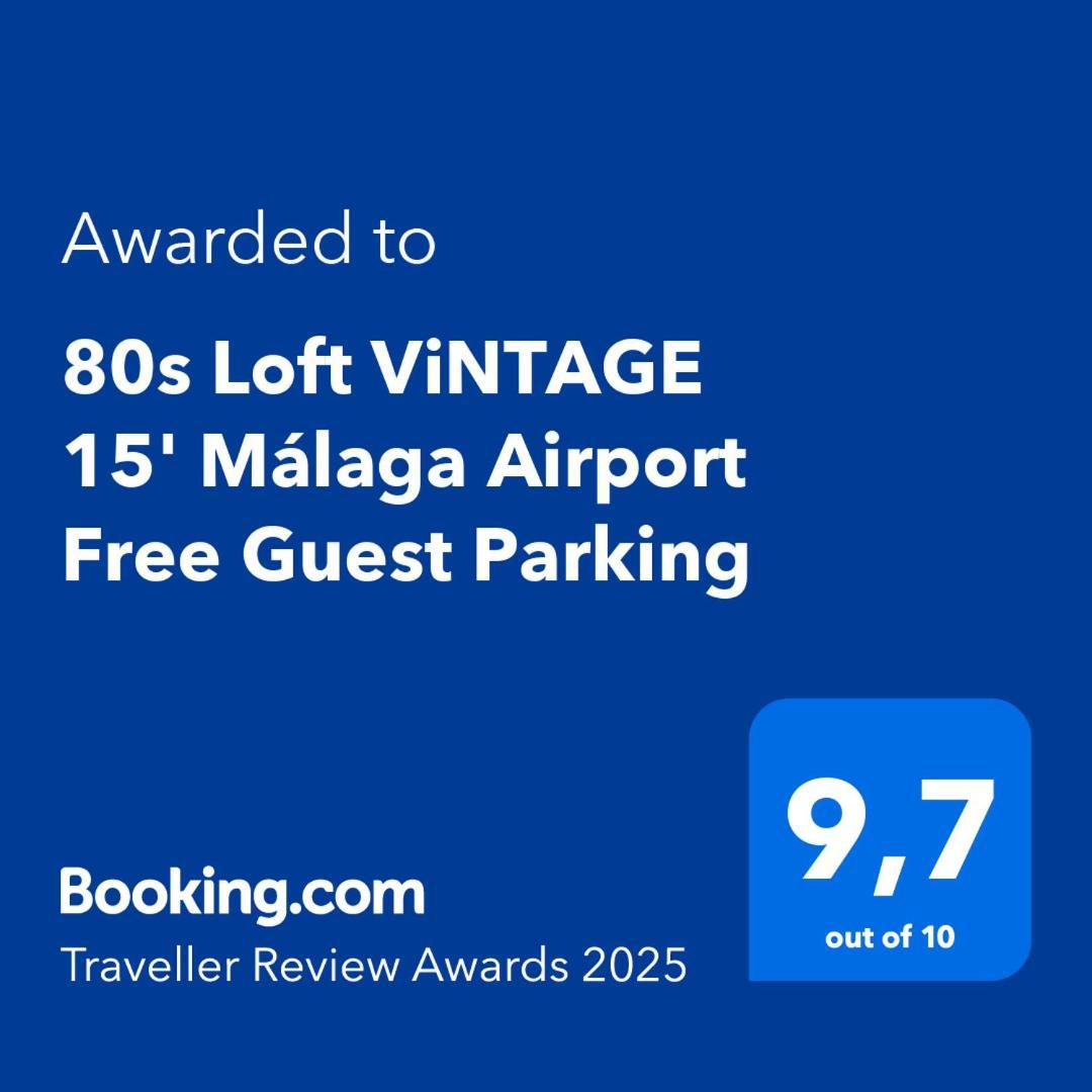 Appartement 80S Loft Vintage 15' Malaga Airport Free Guest Parking à Alhaurín de la Torre Extérieur photo